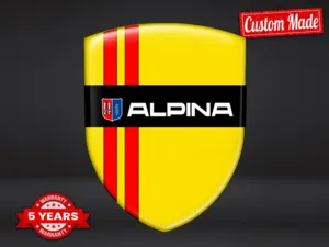 Alpina Distintivi e Emblemi Auto Universali Pregiati Robusti
